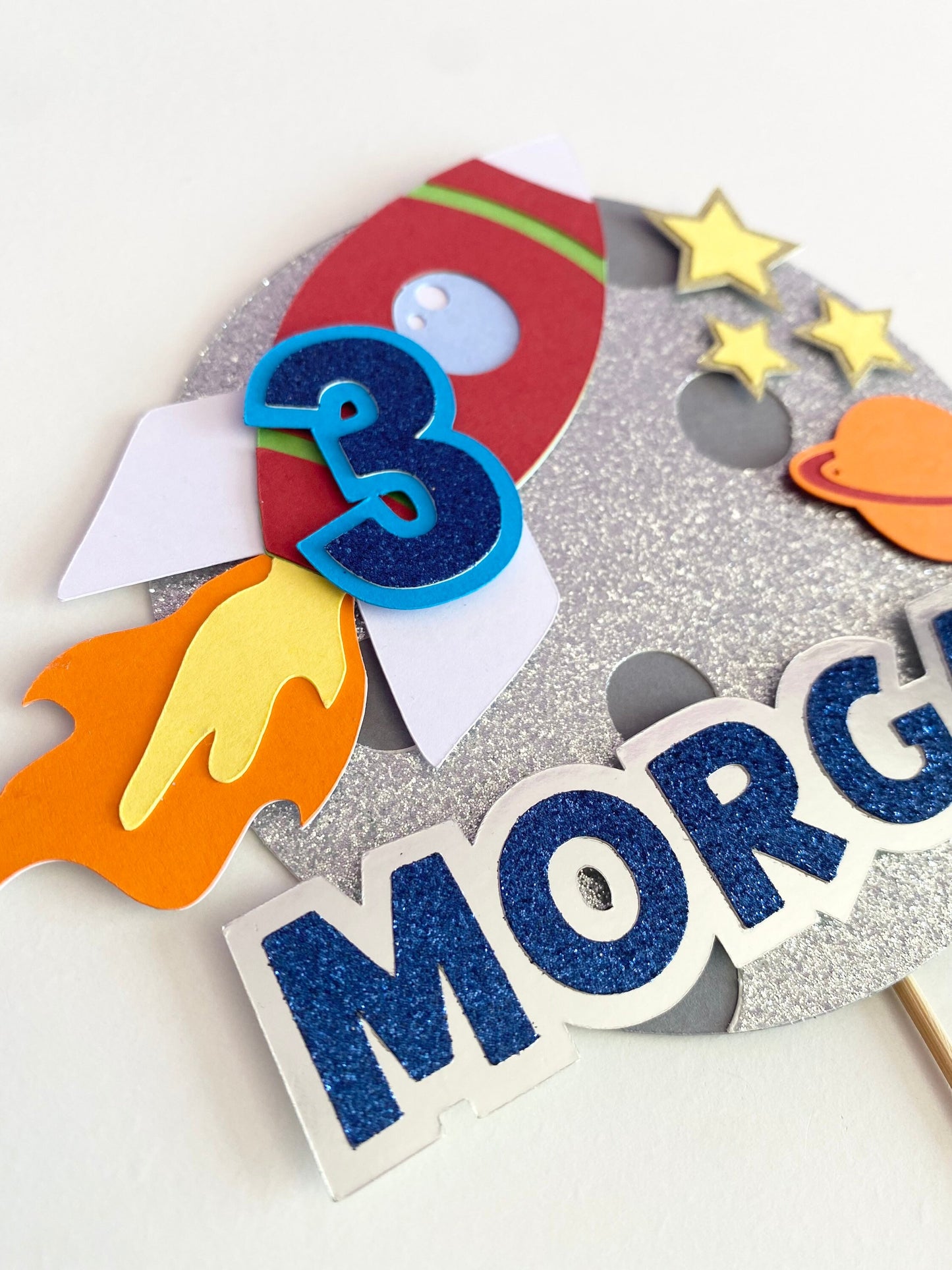 Space cake topper