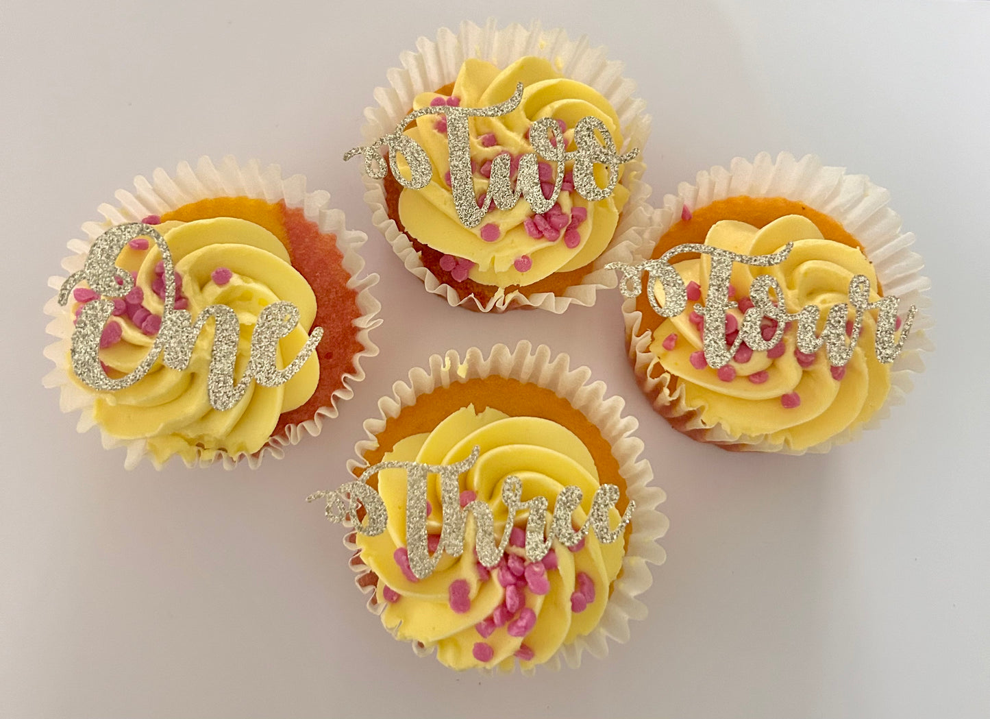 Age cupcake toppers