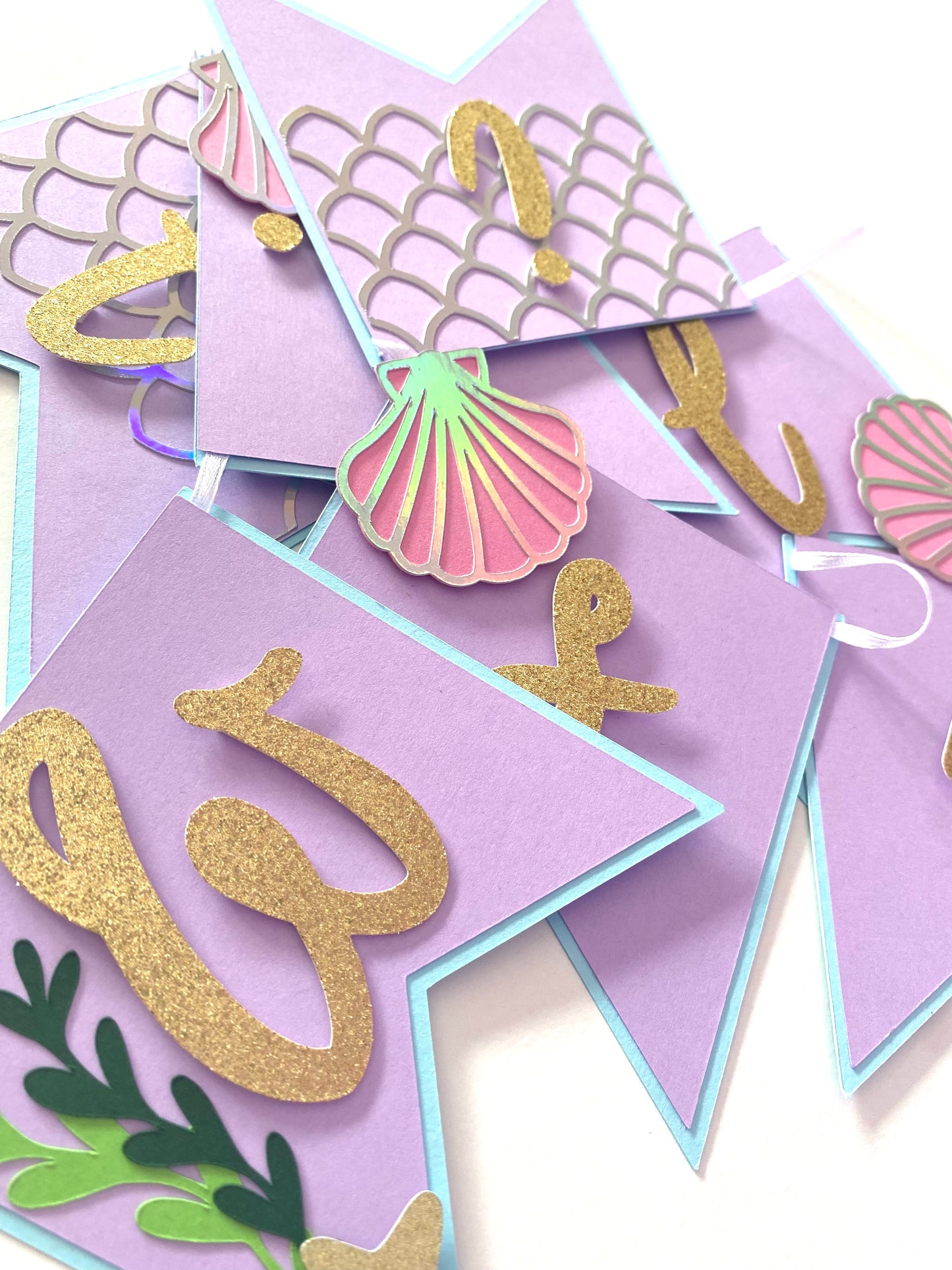 Mermaid cake topper