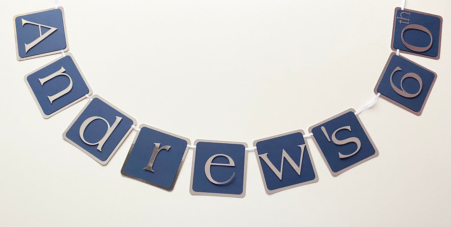 Men’s Birthday Banner