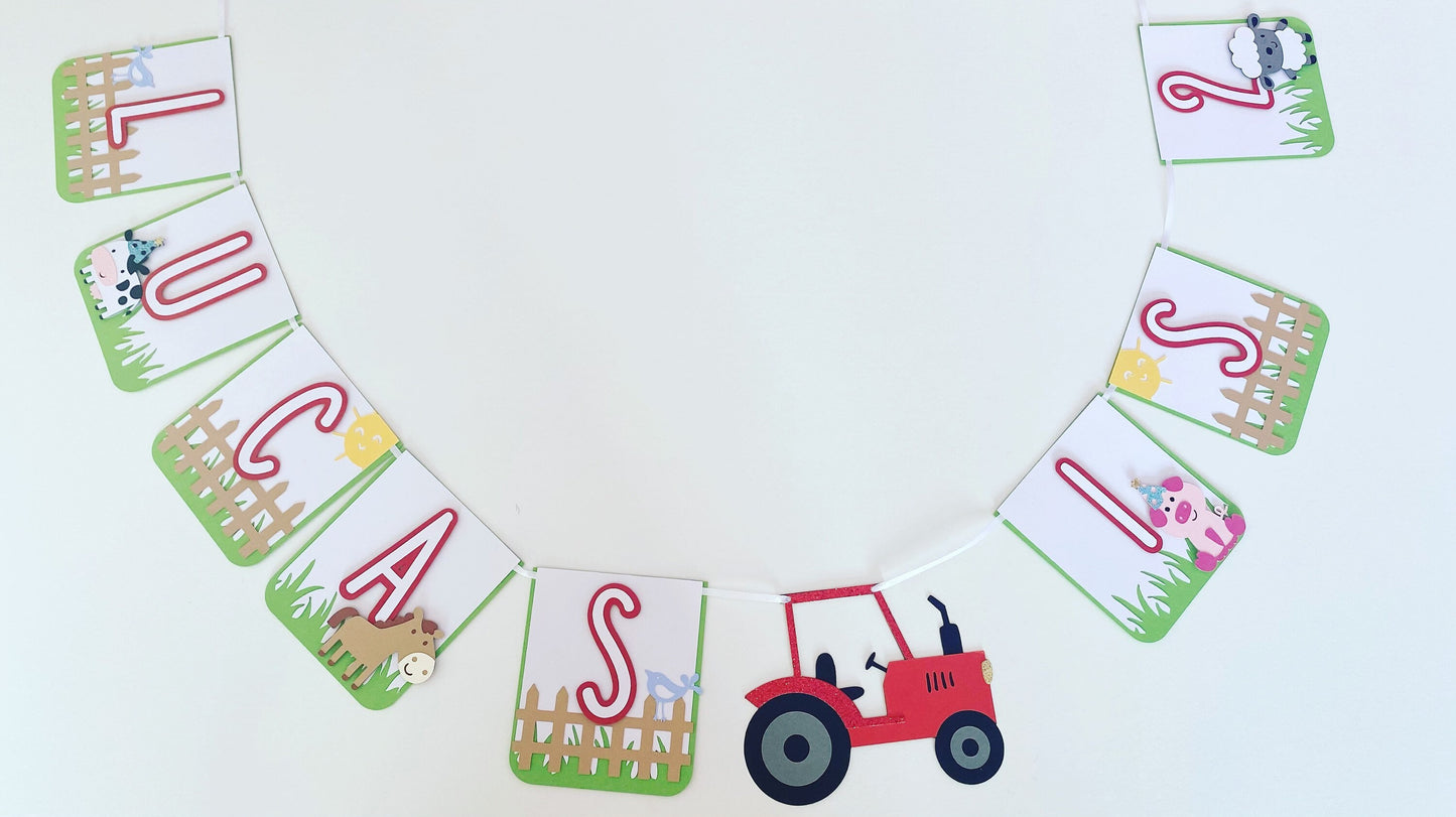 Farm celebration banner