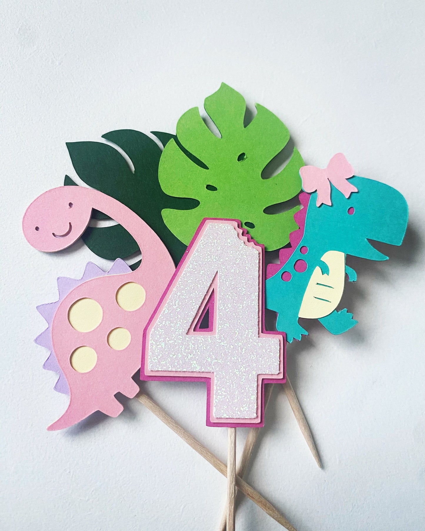 Dinosaur cake topper