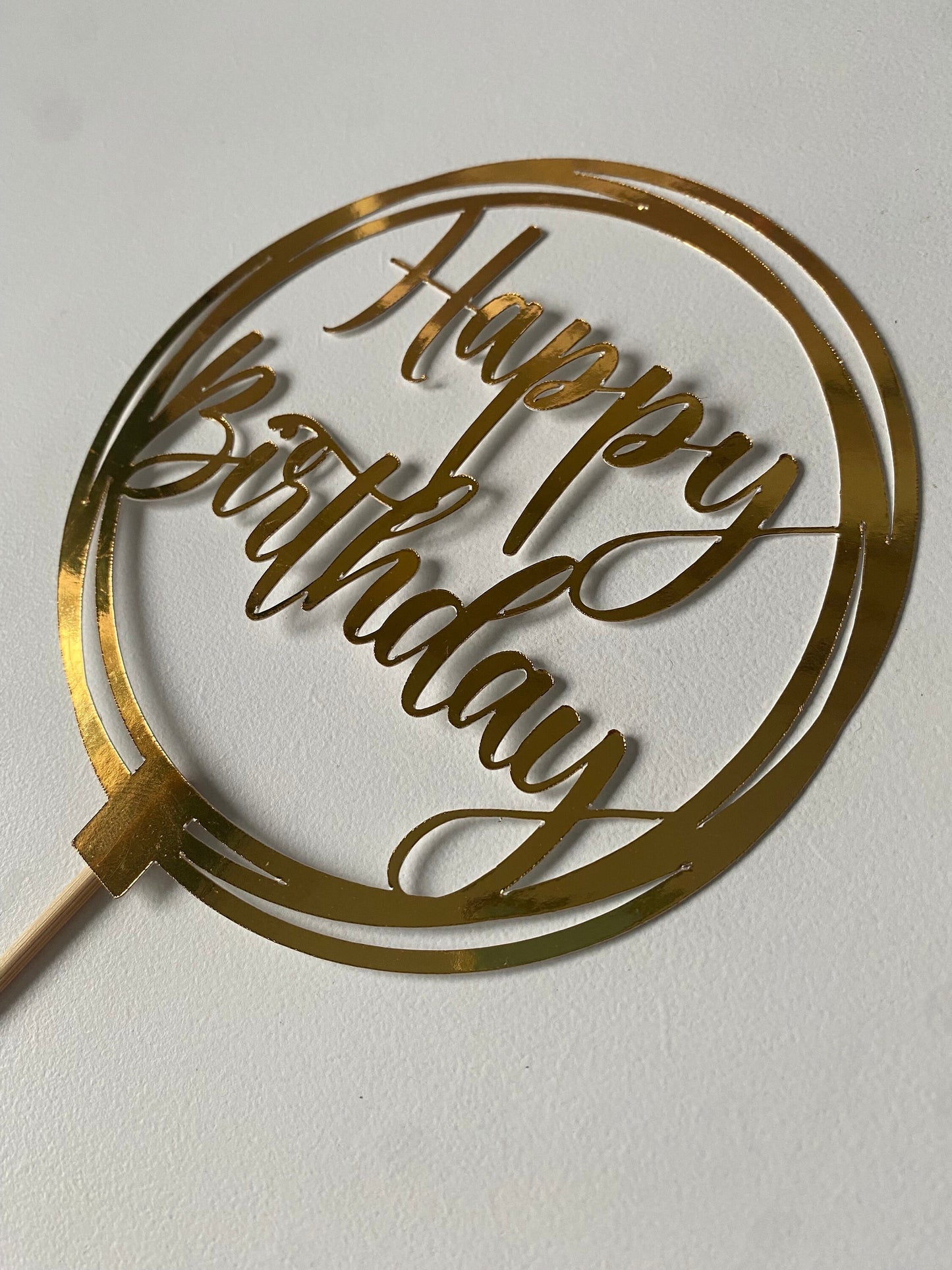 Happy Birthday cake topper