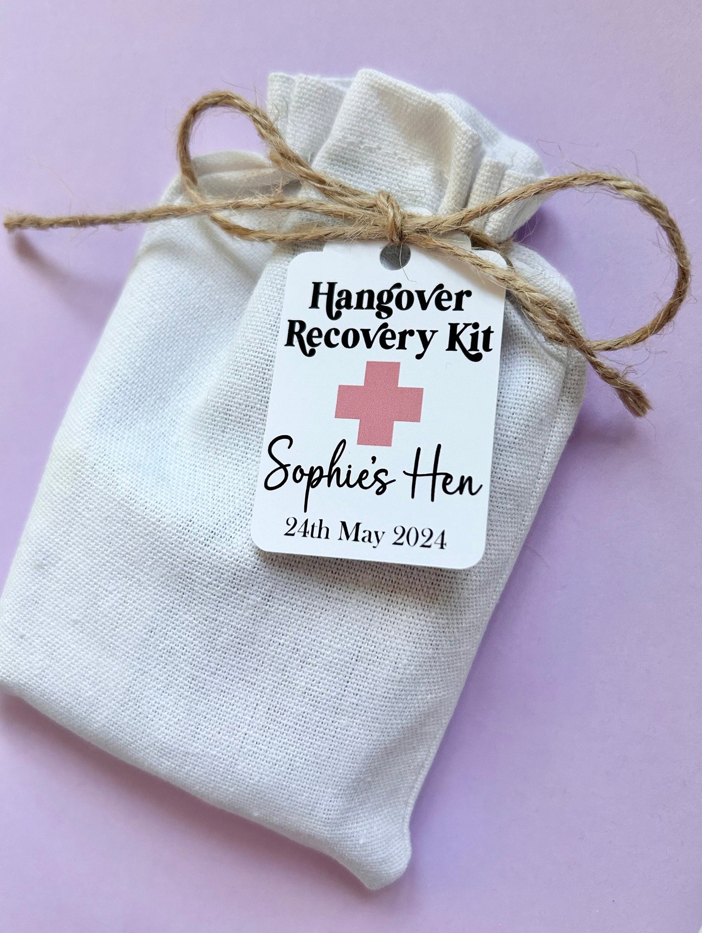 Hen party hangover survival card