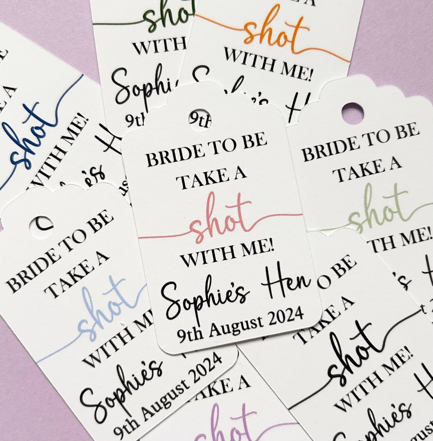 Hen Party shot tag
