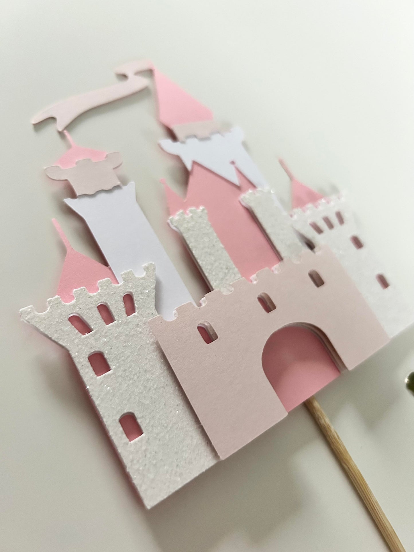 Princess Castle cake topper set